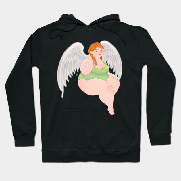 Angel Hoodie by Toni Tees